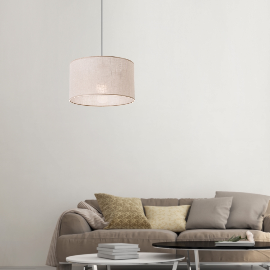 Brilagi - LED luster ANTHONY na sajli 1xE27/60W/230V hrast/bež