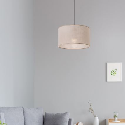 Brilagi - LED luster ANTHONY na sajli 1xE27/60W/230V hrast/bež