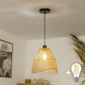 Brilagi - LED luster na kablu CERIA BOHO 1xE27/40W/230V Ø 30 cm braon