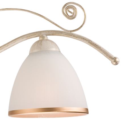 Brilagi - LED luster na lancu ANTICO 3xE27/60W/230V 3000K bela patina