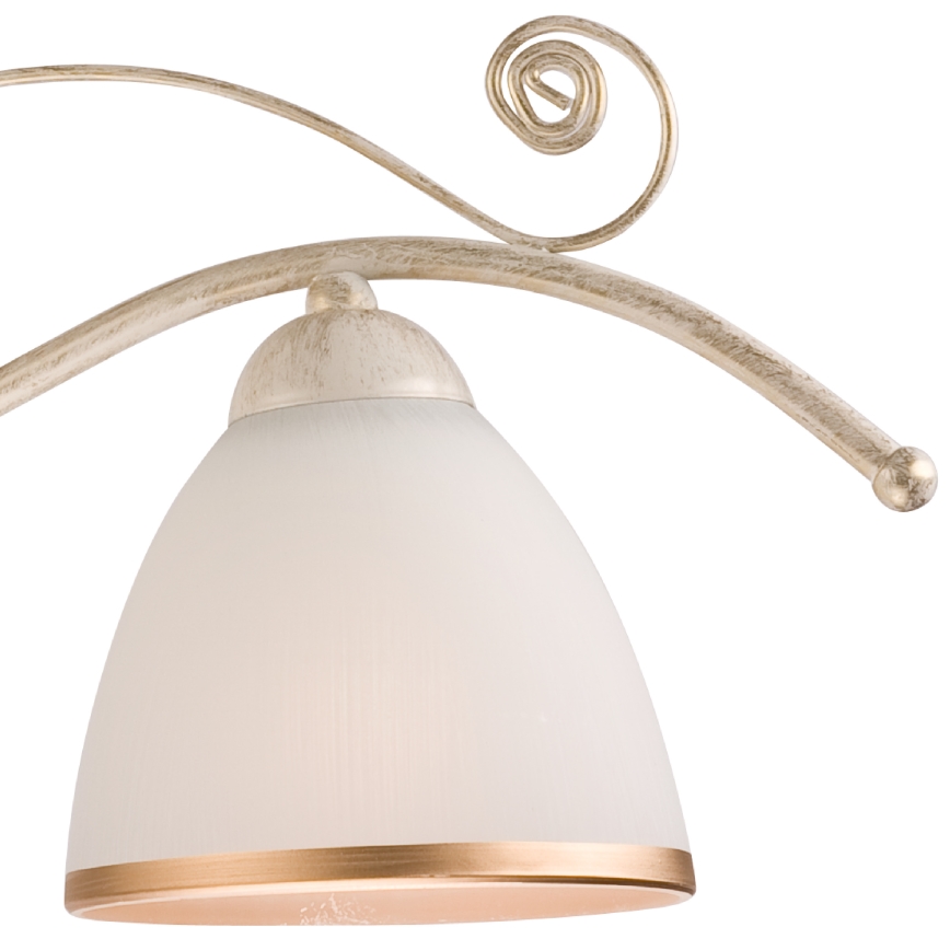 Brilagi - LED luster na lancu ANTICO 3xE27/60W/230V 3000K bela patina