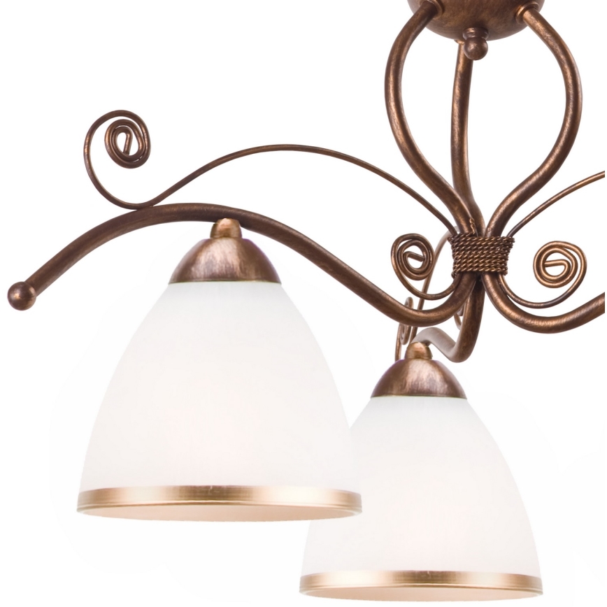 Brilagi - LED luster na lancu ANTICO 3xE27/60W/230V patinirana bronza