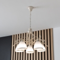 Brilagi - LED luster na lancu ANTICO 5xE27/60W/230V 3000K bela patina