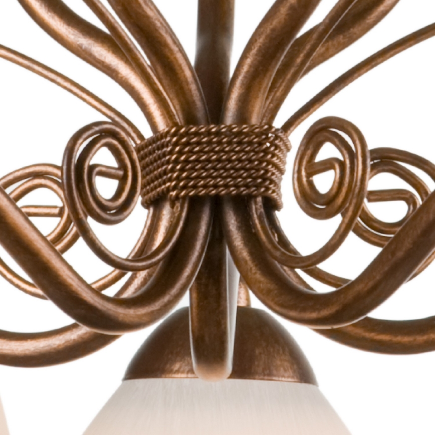 Brilagi - LED luster na lancu ANTICO 5xE27/60W/230V bronza patina