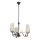 Brilagi - LED luster na lancu COTTAGE 3xE14/40W/230V crna/braon