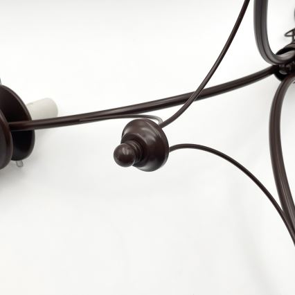 Brilagi - LED luster na lancu COTTAGE 3xE14/40W/230V hrast/bela