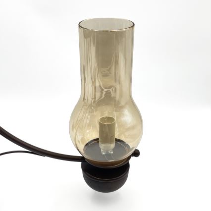 Brilagi - LED luster na lancu COTTAGE 3xE14/40W/230V hrast/braon