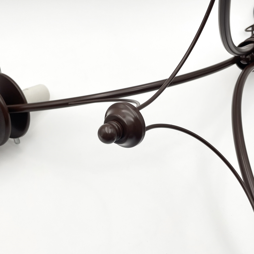 Brilagi - LED luster na lancu COTTAGE 3xE14/40W/230V hrast/braon