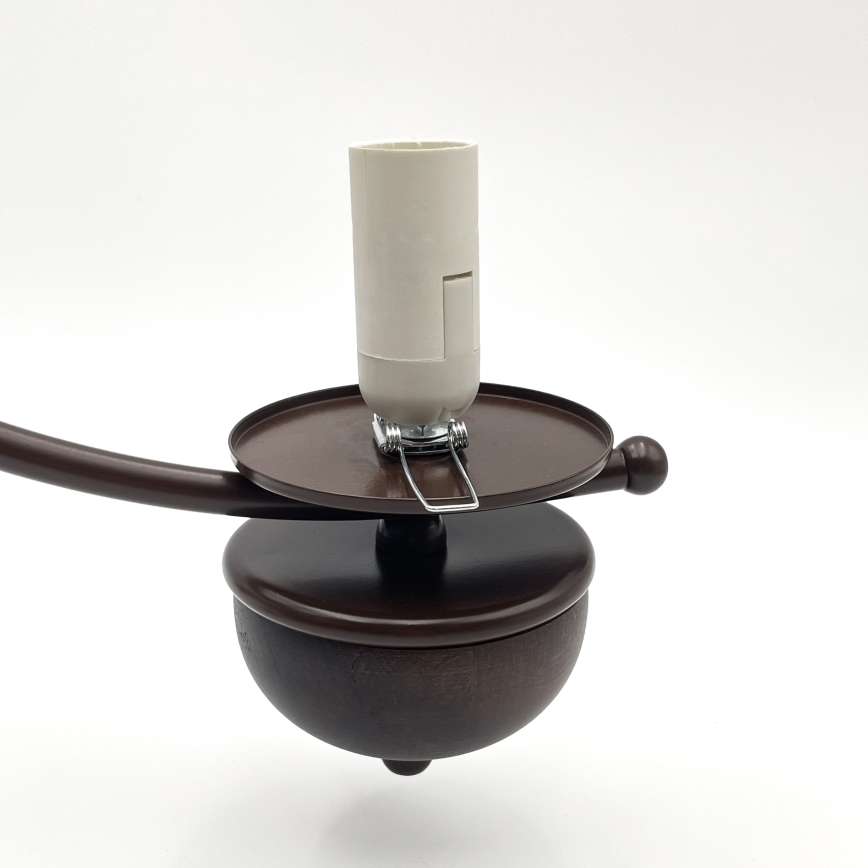 Brilagi - LED luster na lancu COTTAGE 3xE14/40W/230V hrast/braon