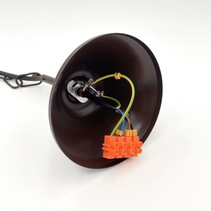 Brilagi - LED luster na lancu COTTAGE 3xE14/40W/230V hrast/braon