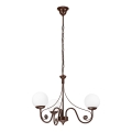 Brilagi - LED luster na lancu COTTAGE 3xG9/40W/230V braon/bela