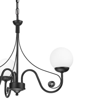 Brilagi - LED luster na lancu COTTAGE 3xG9/40W/230V crna/bela