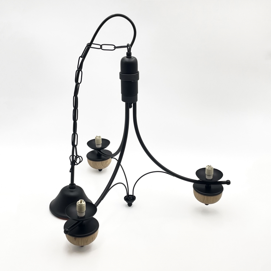 Brilagi - LED luster na lancu COTTAGE 3xG9/40W/230V hrast/bela