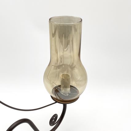 Brilagi - LED luster na lancu COTTAGE 5xE14/40W/230V braon