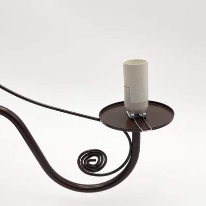 Brilagi - LED luster na lancu COTTAGE 5xE14/40W/230V braon