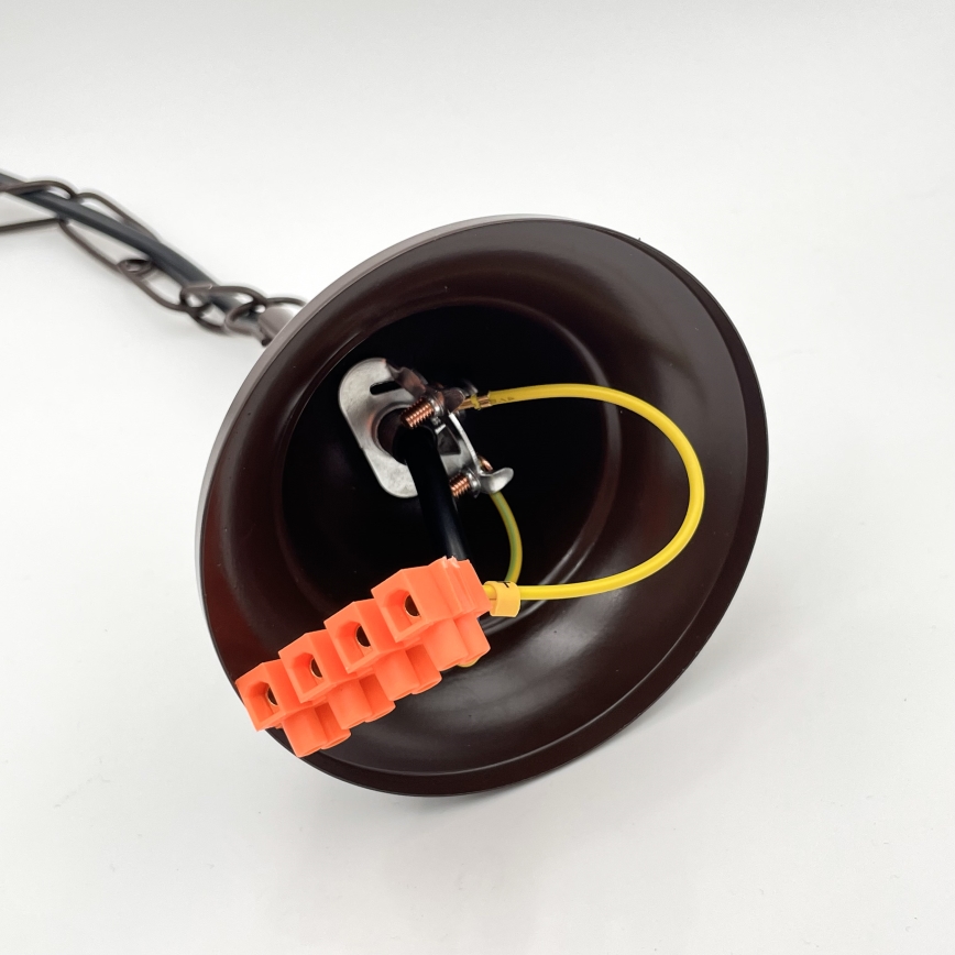 Brilagi - LED luster na lancu COTTAGE 5xE14/40W/230V braon