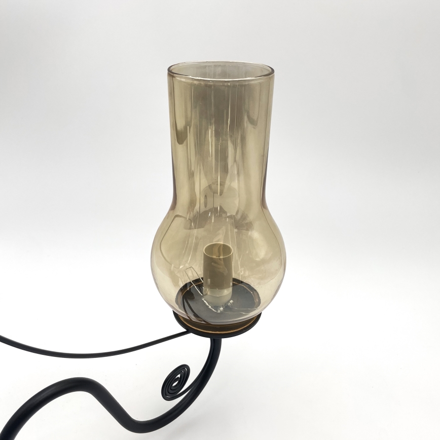 Brilagi - LED luster na lancu COTTAGE 5xE14/40W/230V crna/smeđa