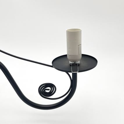 Brilagi - LED luster na lancu COTTAGE 5xE14/40W/230V crna/smeđa