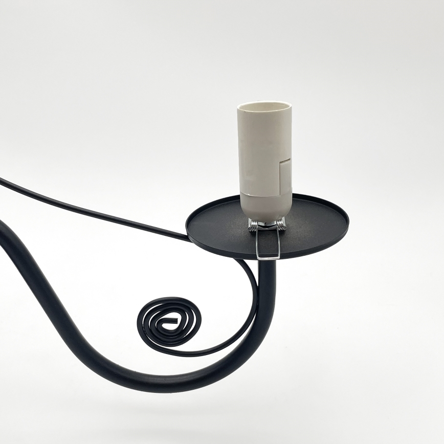 Brilagi - LED luster na lancu COTTAGE 5xE14/40W/230V crna/smeđa