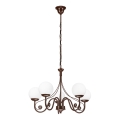 Brilagi - LED luster na lancu COTTAGE 5xG9/40W/230V braon/bela