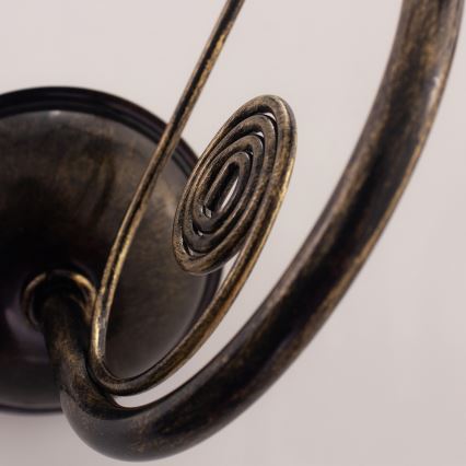 Brilagi - LED luster na lancu STEFANO 5xE14/40W/230V crna patina