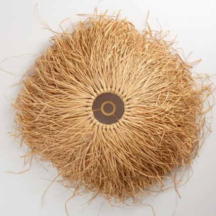 Brilagi - LED luster na lanku CERIA BOHO 1xE27/40W/230V prečnik 60 cm rafija