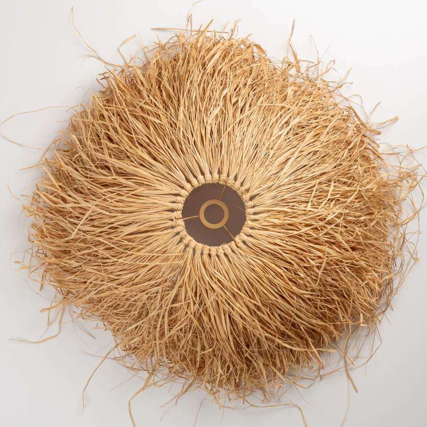 Brilagi - LED luster na lanku CERIA BOHO 1xE27/40W/230V prečnik 60 cm rafija