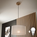 Brilagi - LED luster na sajli ANTHONY 1xE27/60W/230V hrast/bela