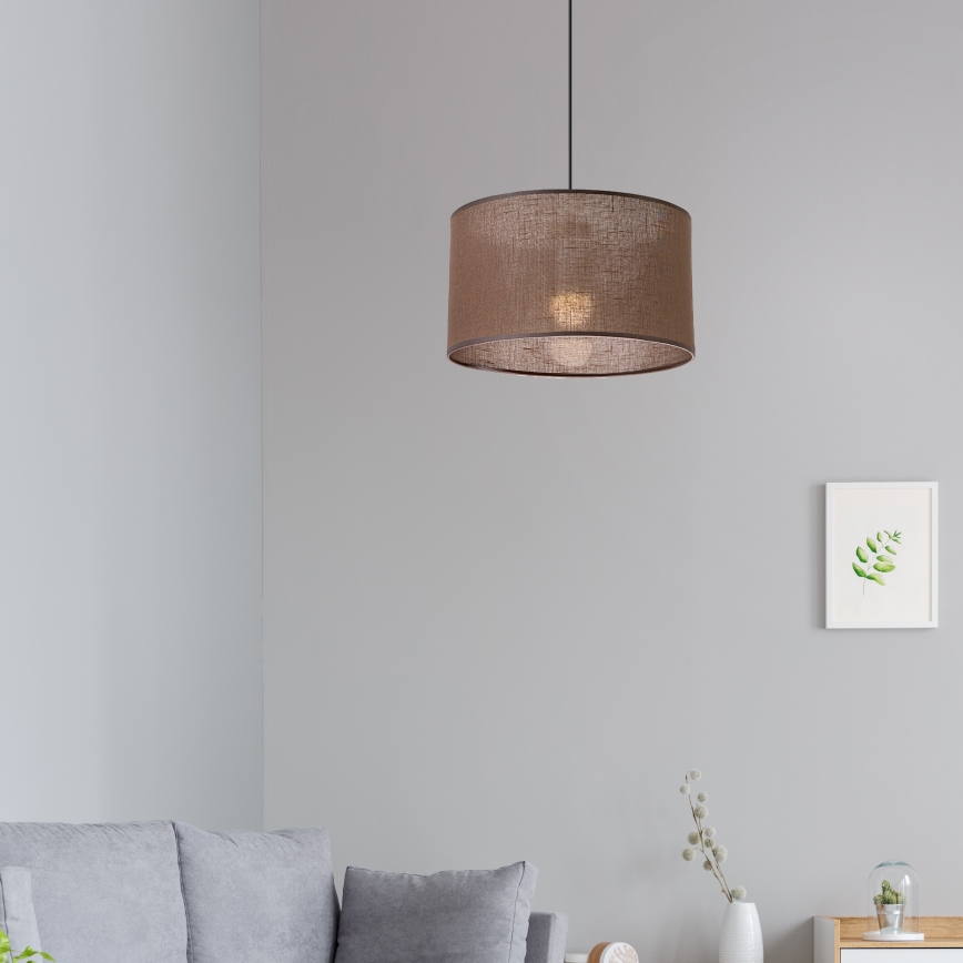 Brilagi - LED luster na sajli ANTHONY 1xE27/60W/230V hrast/braon