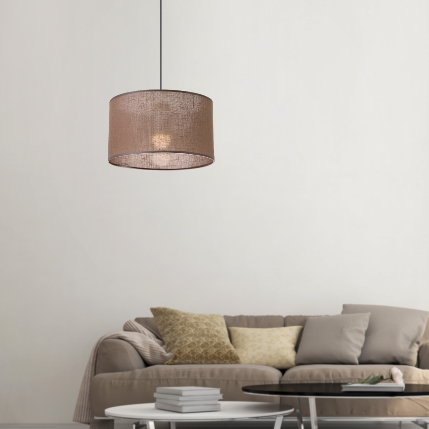 Brilagi - LED luster na sajli ANTHONY 1xE27/60W/230V hrast/braon