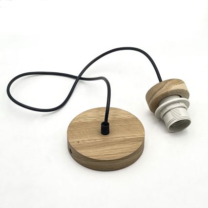 Brilagi - LED luster na sajli ANTHONY 1xE27/60W/230V hrast/braon