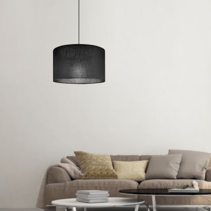 Brilagi - LED luster na sajli ANTHONY 1xE27/60W/230V hrast/crna