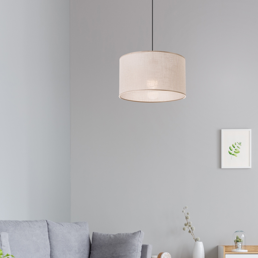 Brilagi - LED luster na sajli ANTHONY 1xE27/60W/230V hrast/orah/bež