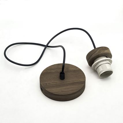 Brilagi - LED luster na sajli ANTHONY 1xE27/60W/230V hrast/orah/bež