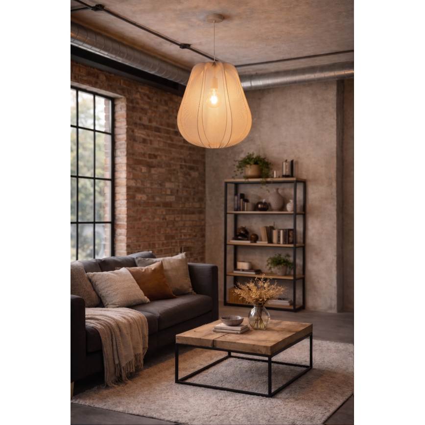 Brilagi - LED luster na sajli ARVEN 1xE27/8W/230V prečnik 37 cm bež