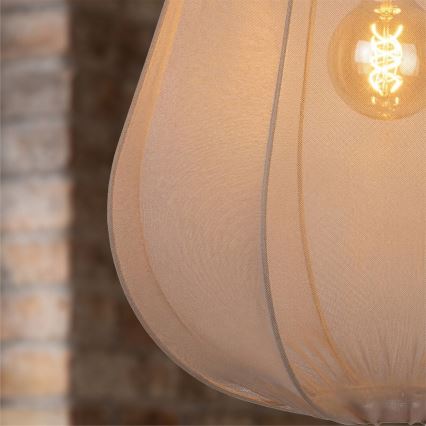 Brilagi - LED luster na sajli ARVEN 1xE27/8W/230V prečnik 37 cm bež