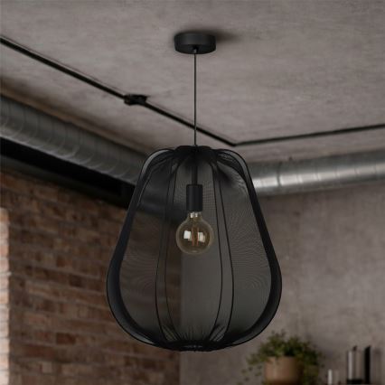 BRILAGI - LED luster na sajli ARVEN 1xE27/8W/230V prečnik 37 cm crna