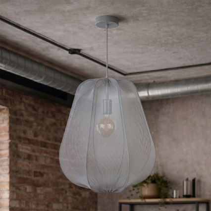 Brilagi - LED luster na sajli ARVEN 1xE27/8W/230V, prečnik 37 cm, siva