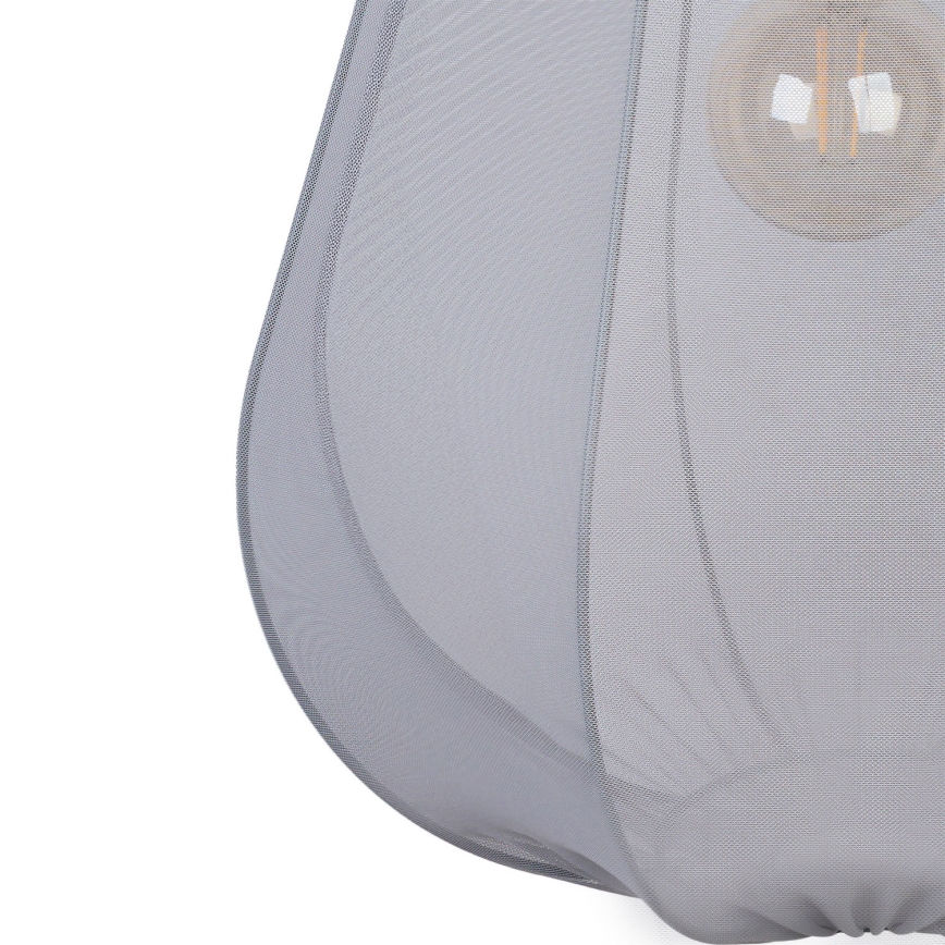 Brilagi - LED luster na sajli ARVEN 1xE27/8W/230V, prečnik 37 cm, siva