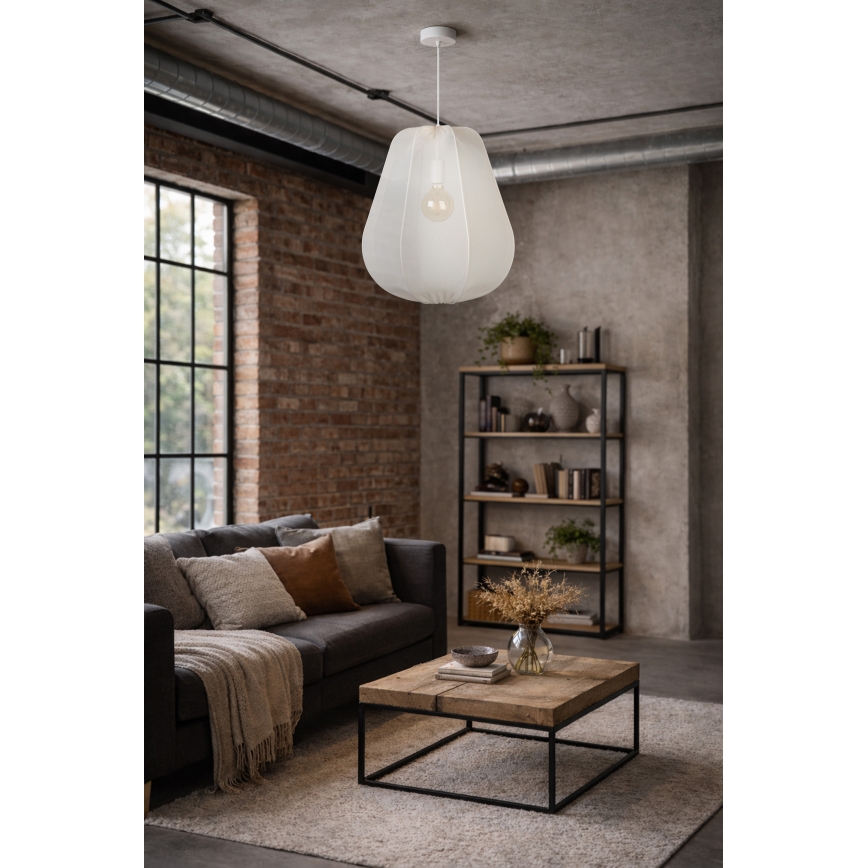 Brilagi - LED luster na sajli ARVEN 1xE27/8W/230V, prečnika 37 cm, bela