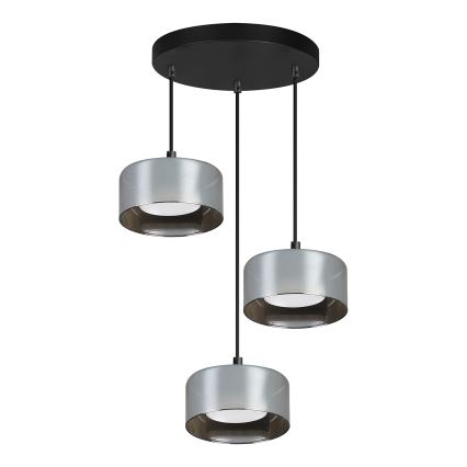 Brilagi - LED Luster na sajli AURA LUX 3xGX53/30W/230V crna/zadimljena