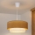 Brilagi - LED luster na sajli BOHO ECO 1xE27/10W/230V prečnik 40 cm bež/krem
