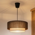 Brilagi - LED luster na sajli BOHO ECO 1xE27/10W/230V prečnik 40 cm braon/krem