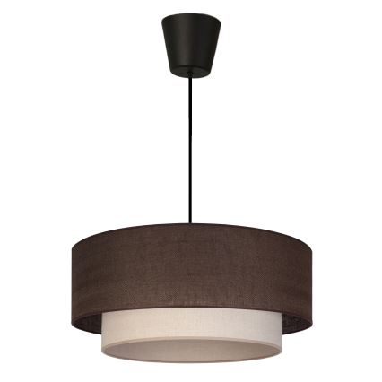 Brilagi - LED luster na sajli BOHO ECO 1xE27/10W/230V prečnik 40 cm braon/krem