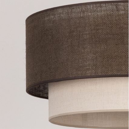 Brilagi - LED luster na sajli BOHO ECO 1xE27/10W/230V prečnik 40 cm braon/krem