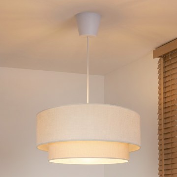 Brilagi - LED luster na sajli BOHO ECO 1xE27/10W/230V, prečnik 40 cm, krem