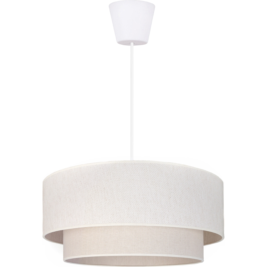 Brilagi - LED luster na sajli BOHO ECO 1xE27/10W/230V, prečnik 40 cm, krem