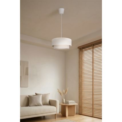 Brilagi - LED luster na sajli BOHO ECO 1xE27/10W/230V, prečnik 40 cm, krem
