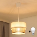 Brilagi - LED luster na sajli Boho stil 1xE27/15W/230V prečnik 25 cm