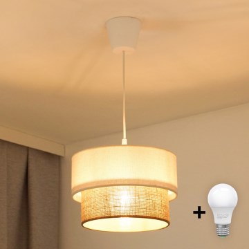 Brilagi - LED luster na sajli Boho stil 1xE27/15W/230V prečnik 25 cm